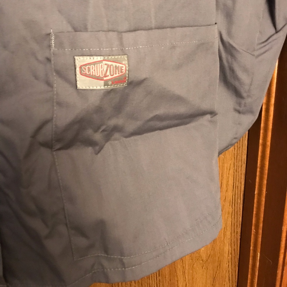 Slate Gray Scrub Jacket - Picture 4 of 5